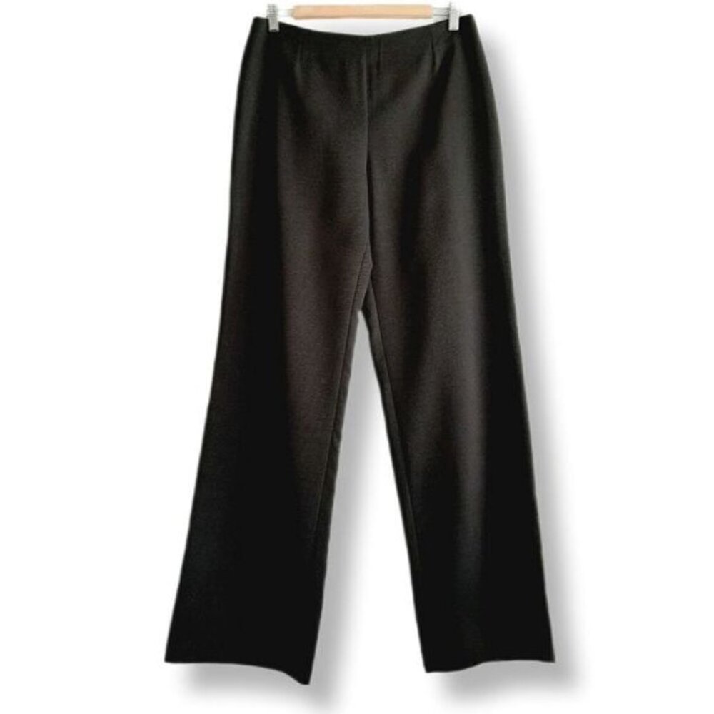 Armani Collezioni Elegant Black Trousers